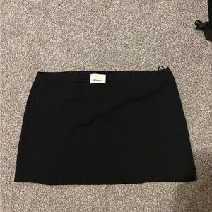 Reformation Black Mini Skirt